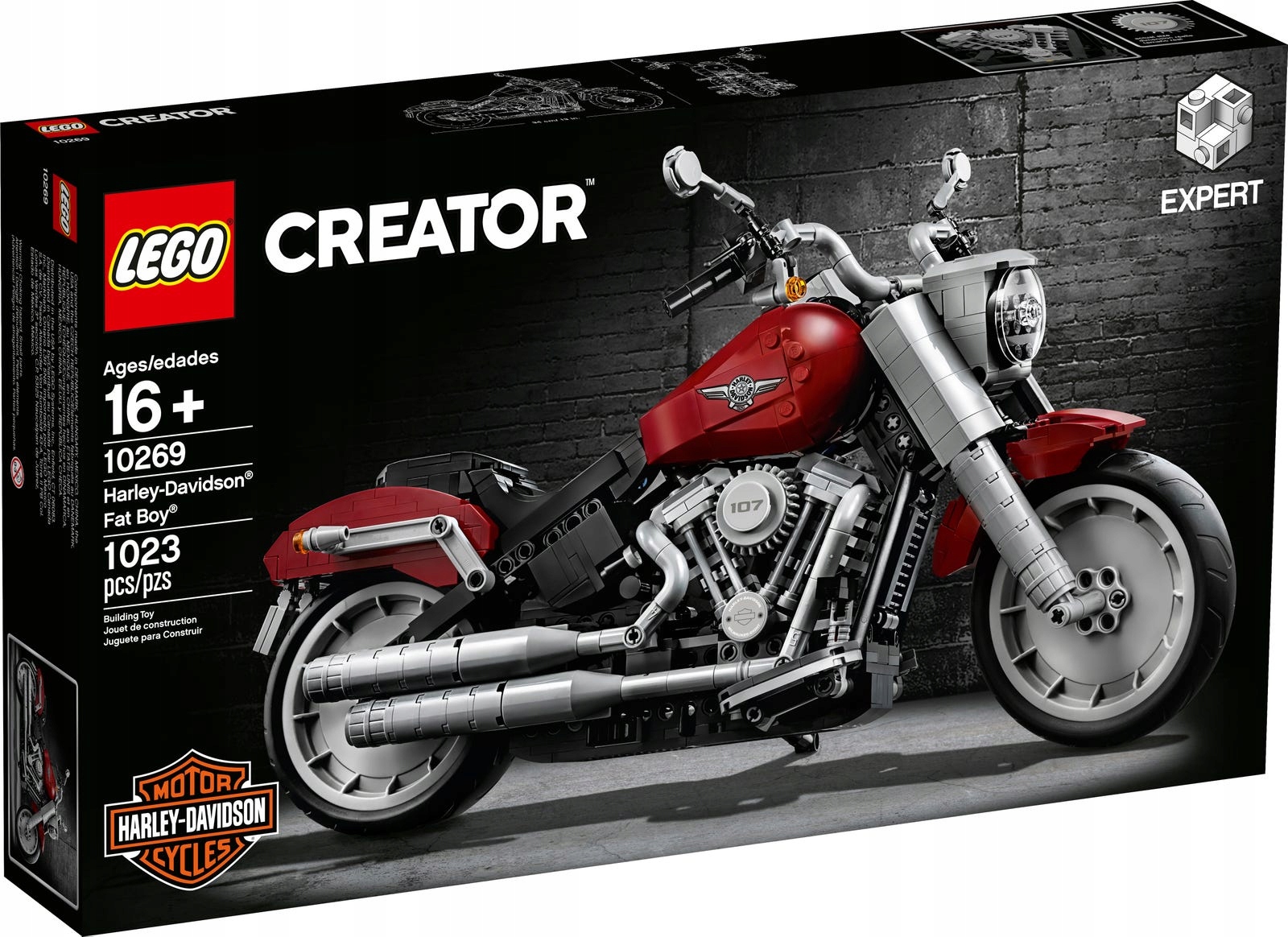 Lego Creator Expert 10269 Harley-Davidson Fat Boy Outlet Opis