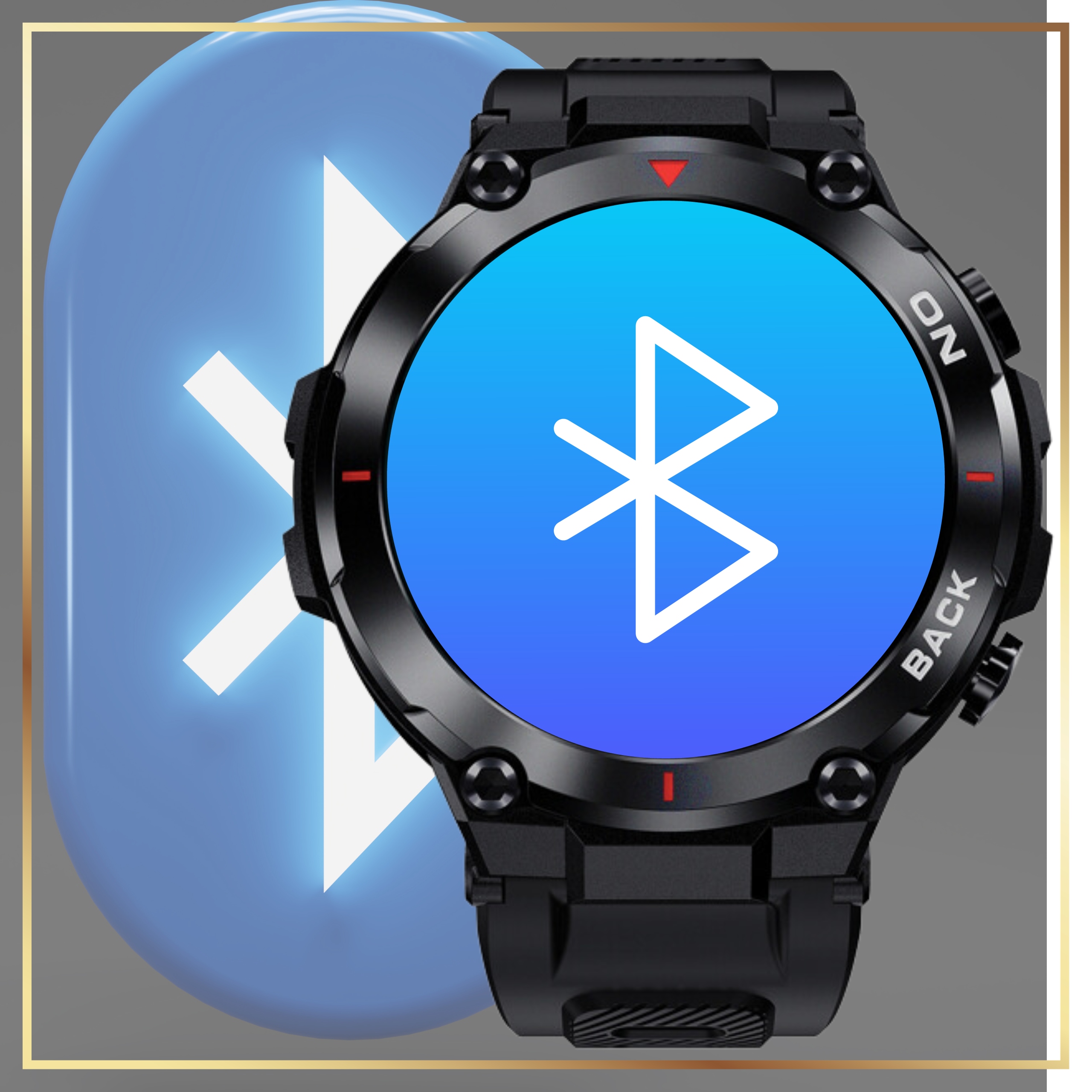 SMARTWATCH ZEGAREK MĘSKI SPORTOWY DO BIEGANIA Z GPS WYTRZYMAŁY PULSOMETR Kompatybilność systemowa Android iOS