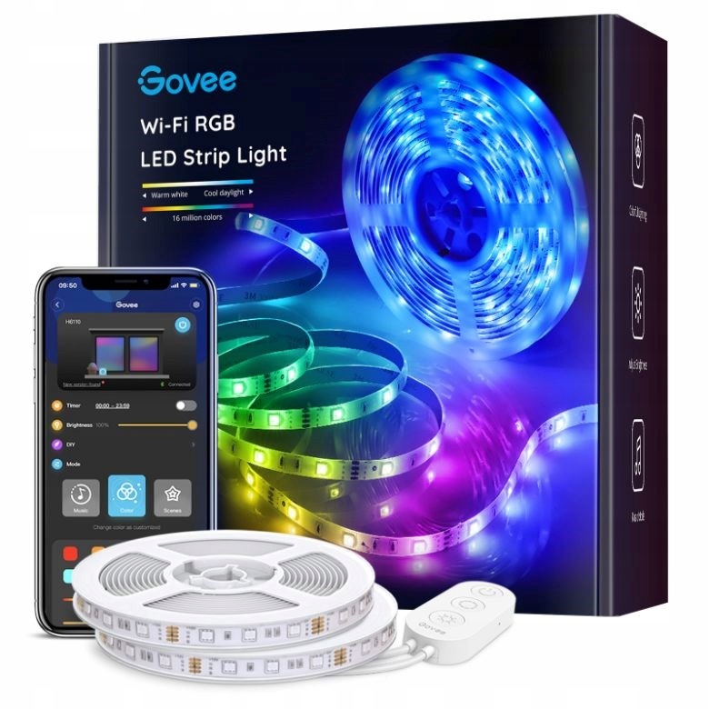 Govee WiFi Rgb Smart Led pásek 10m H61103A3