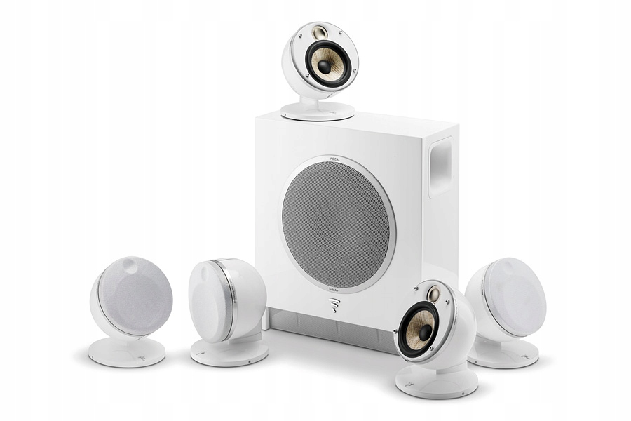 Kino domowe Focal Dome Flax 5.1 Zestaw 5.1 Biały