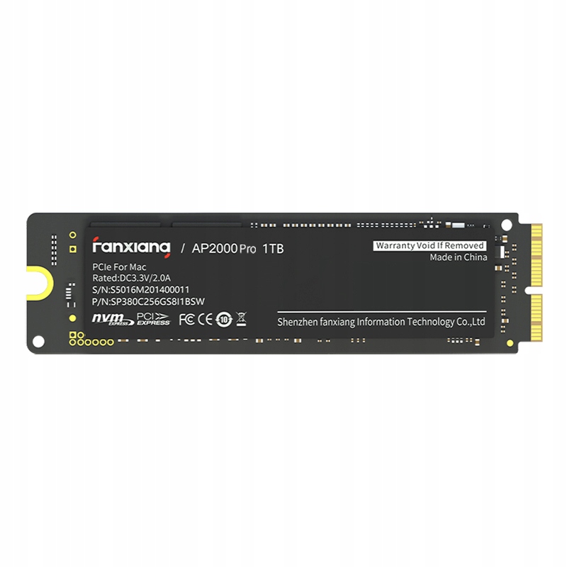 Dysk SSD Macbook Pro Air Fanxiang AP2000PRO 1TB M.2 PCIe 2012-2018 Apple Seria AP2000PRO