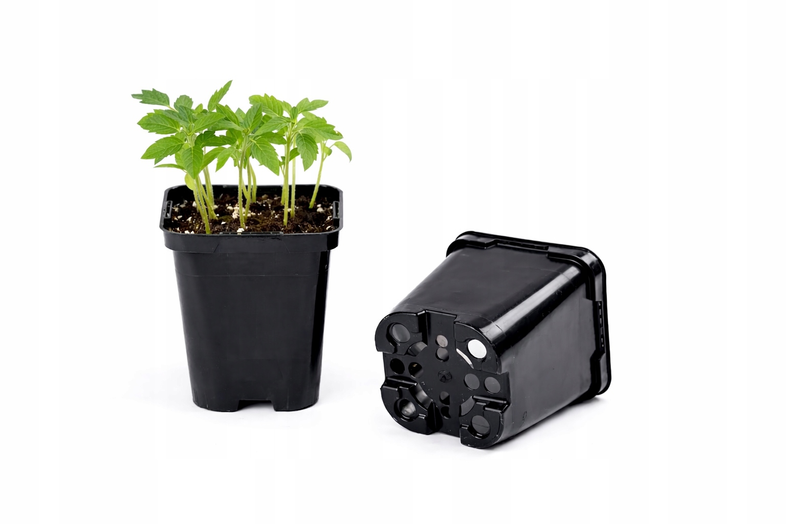 Doniczki P9 9x9cm Kwadratowe 1000szt.twarde