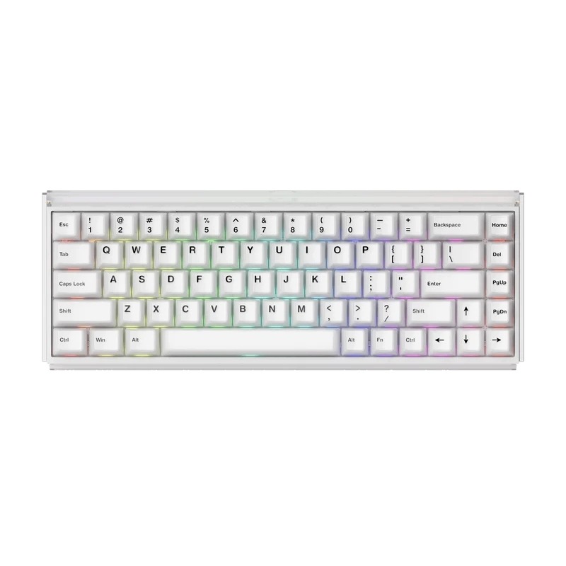 Akko Ray68 He Rapid Trigger Magnetická bílá Rychlá pro Mmo hry Fps 65 Rgb
