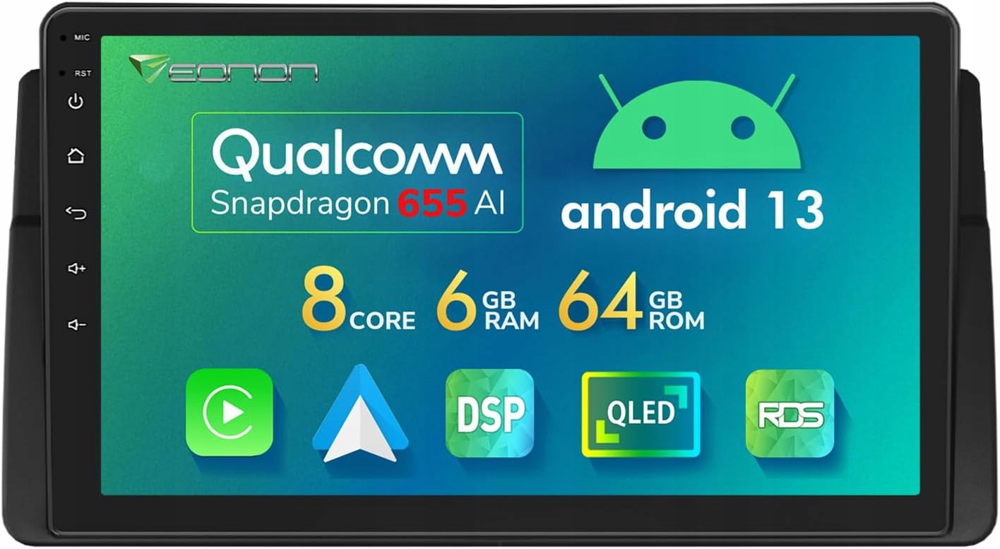 Rádio Eonon R50 Android 11 pre Bmw 3 E46 3+32GB 8-jadrové 9"