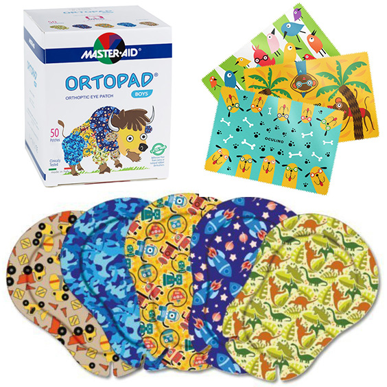 Ortopad Boy Regular x 50 Plastry ściereczka