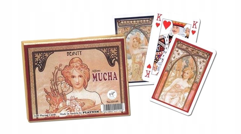 KARTY STANDARD MUCHA, PIĘKNO PIATNIK, PIATNIK
