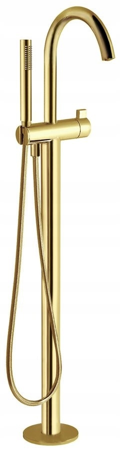 Vaňová batéria do podlahy, zlato mat (R5018GB) /ka/