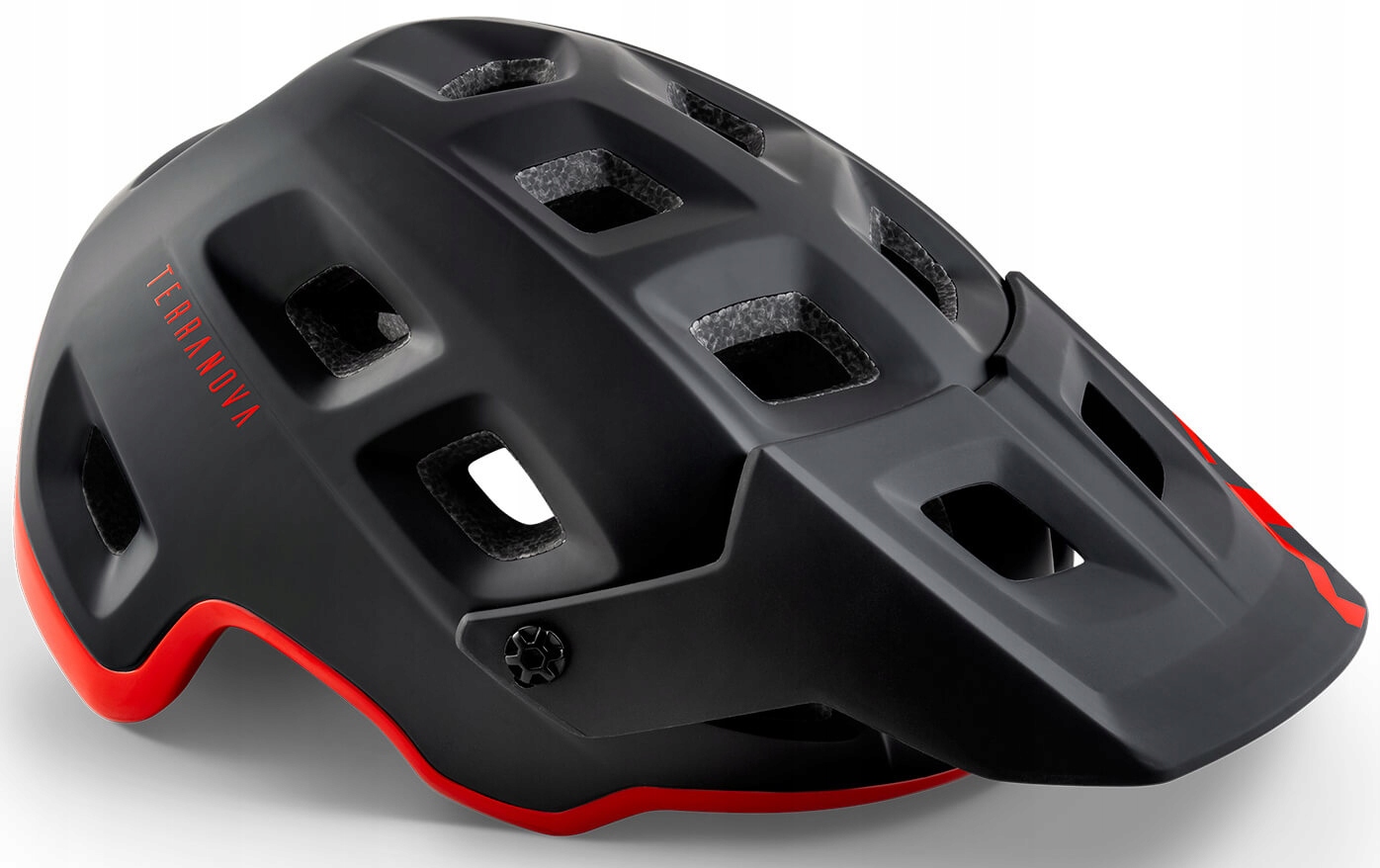 Mtb přilba Terranova Mips černo-červená Met 58-62
