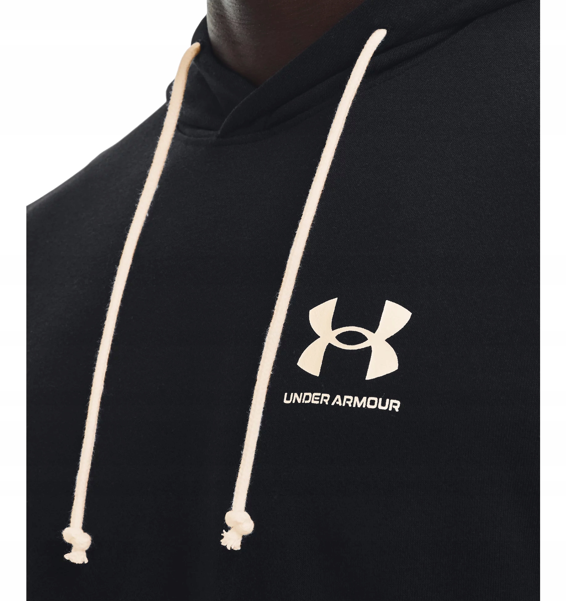 BLUZA MĘSKA UNDER ARMOUR Z KAPTUREM CZARNA L Typ bluza