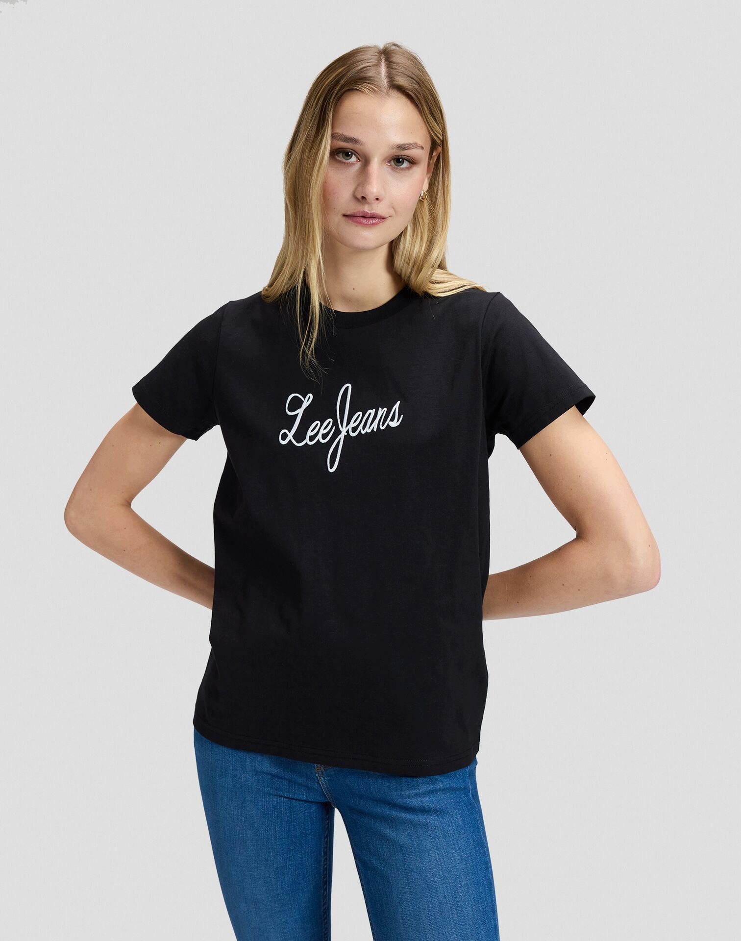 Damska Koszulka T-shirt Lee Lee Jeans Tshirt Xs