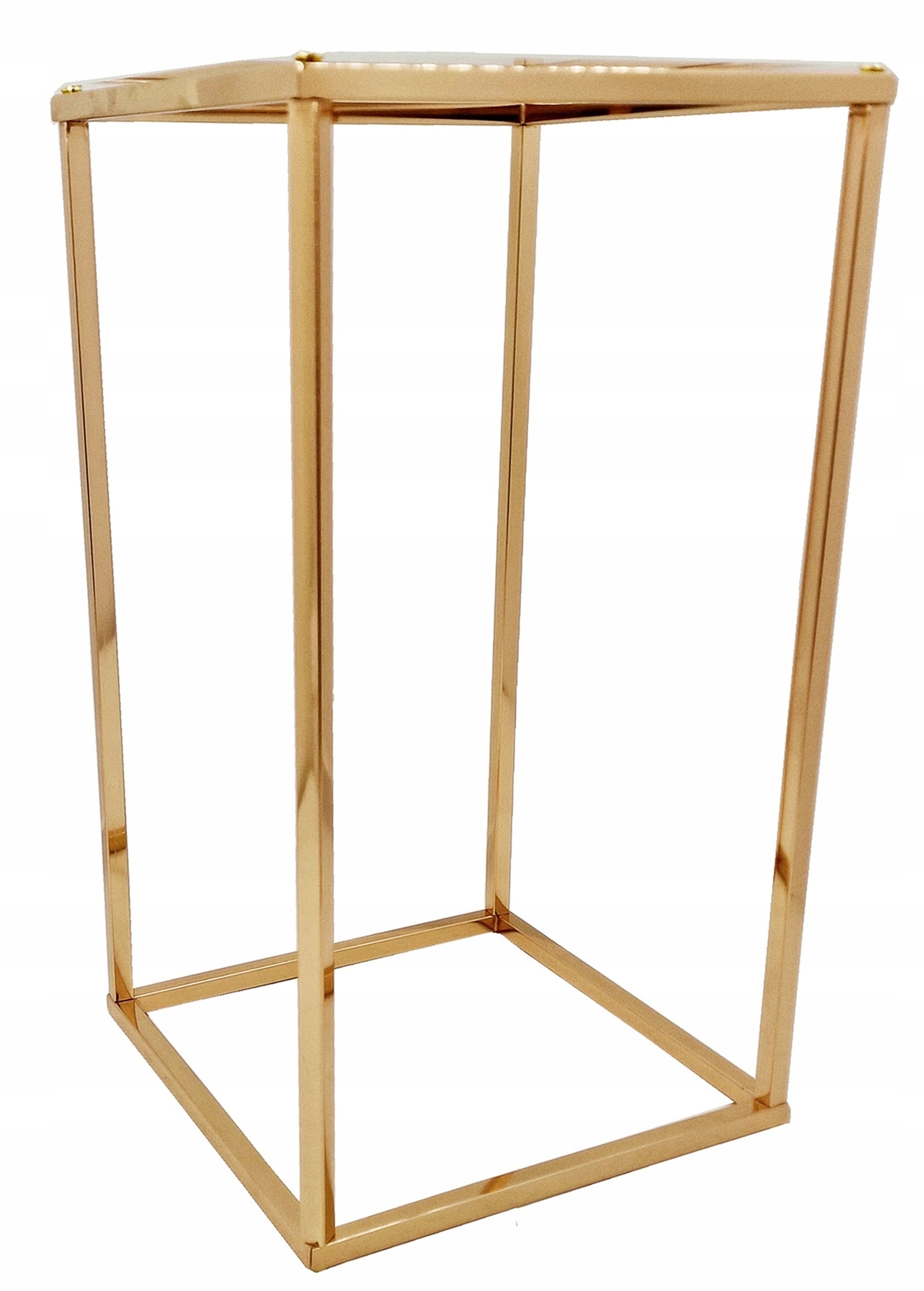 Podstavec Květinový Stojan Květiny 40 cm Zlatý BC-002