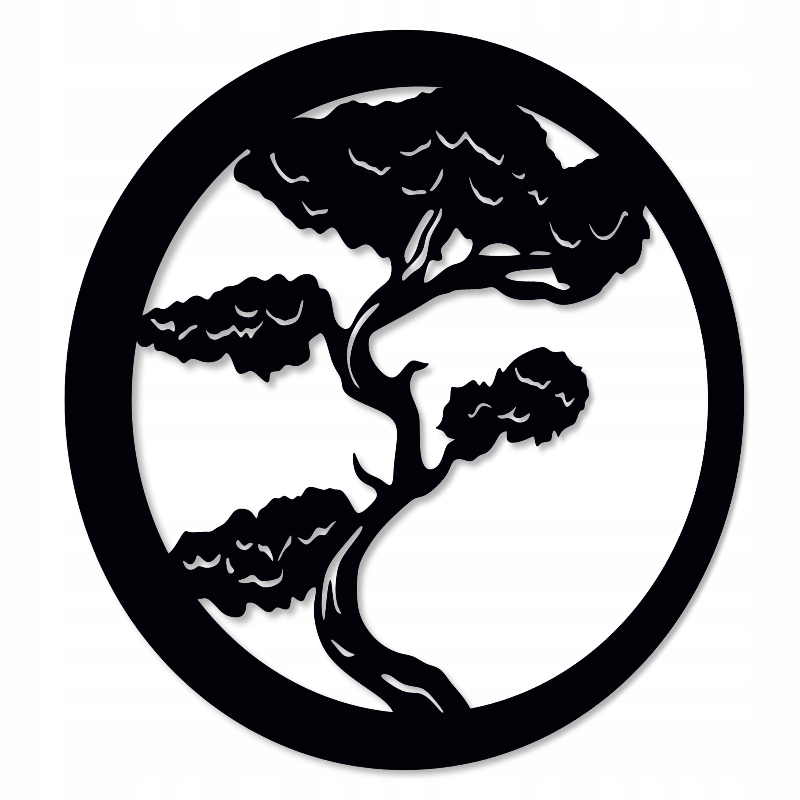 

Dekoracja Ażurowa Drzewo Bonsai Panel 3D Ścienny