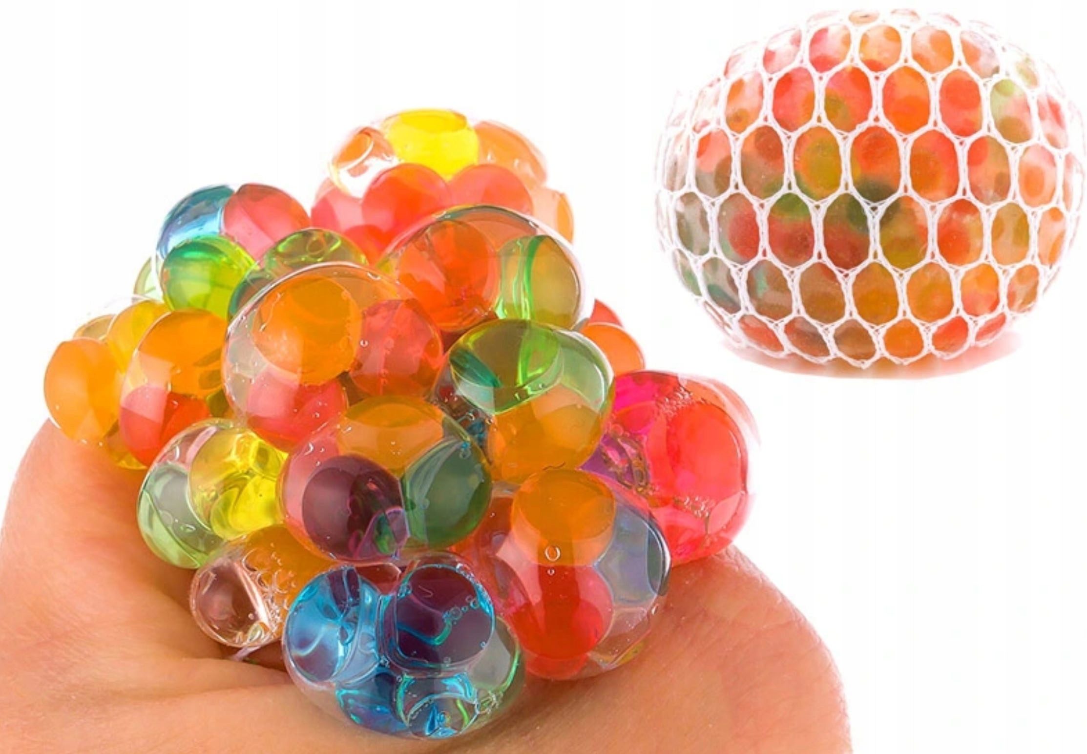 GNIOTEK WINOGRONO w siatce PIŁKA Squishy kolorowy Marka aaa