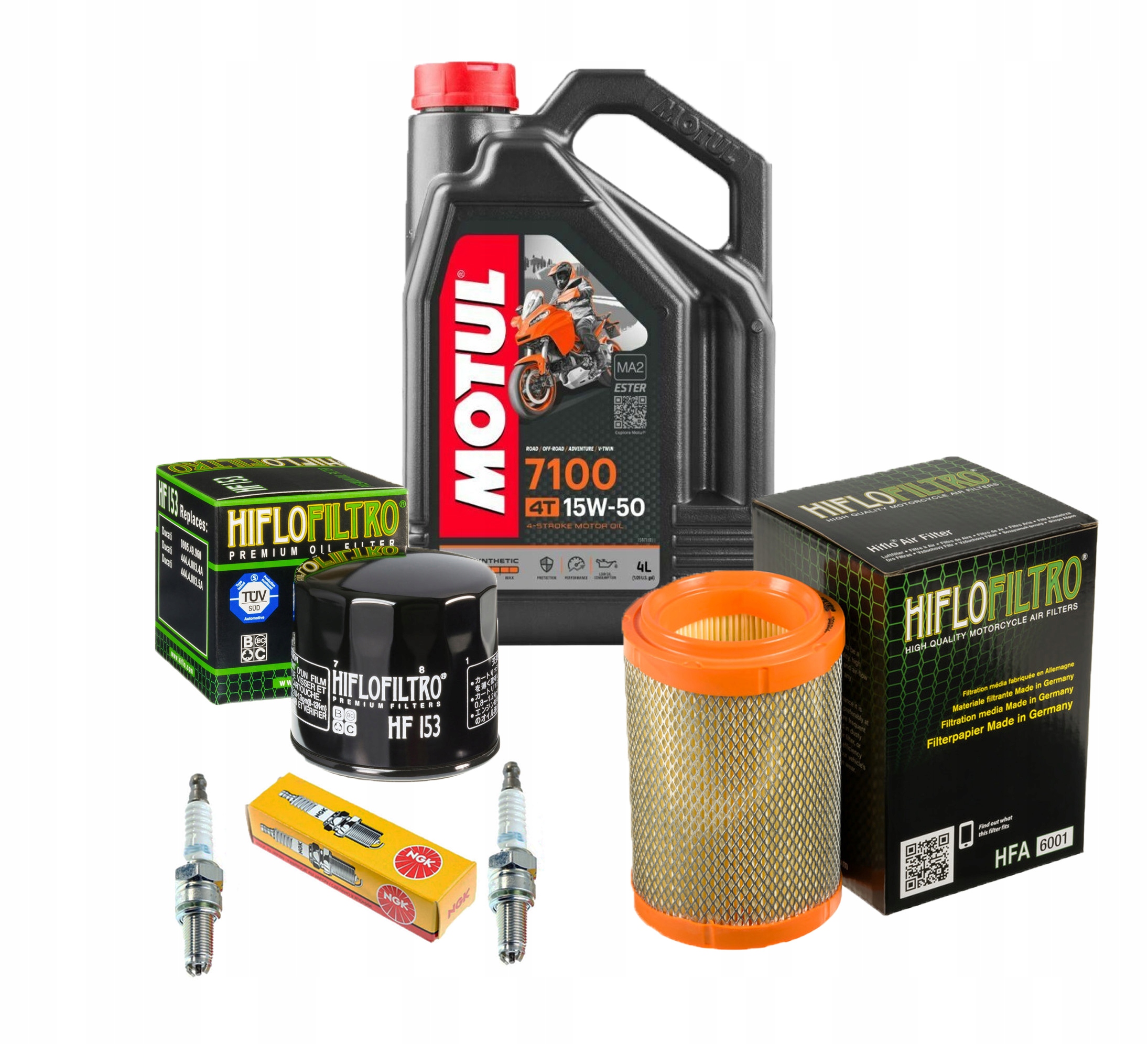 Filtr DUCATI SCRAMBLER 800 Olej Motul 15w50 NGK