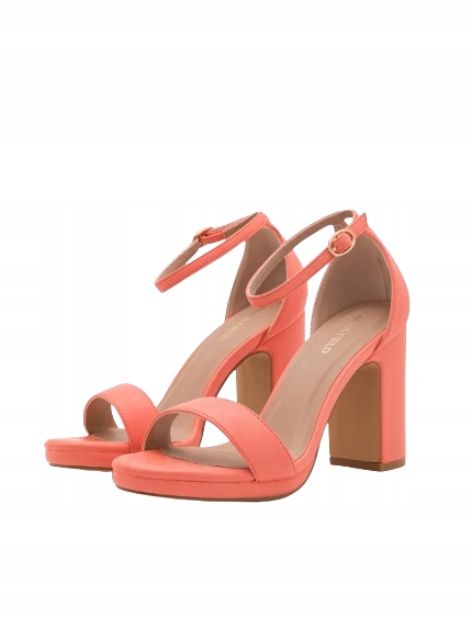 Anna Field Růžové Klasické Sandály Na Podpatku 39 T7A