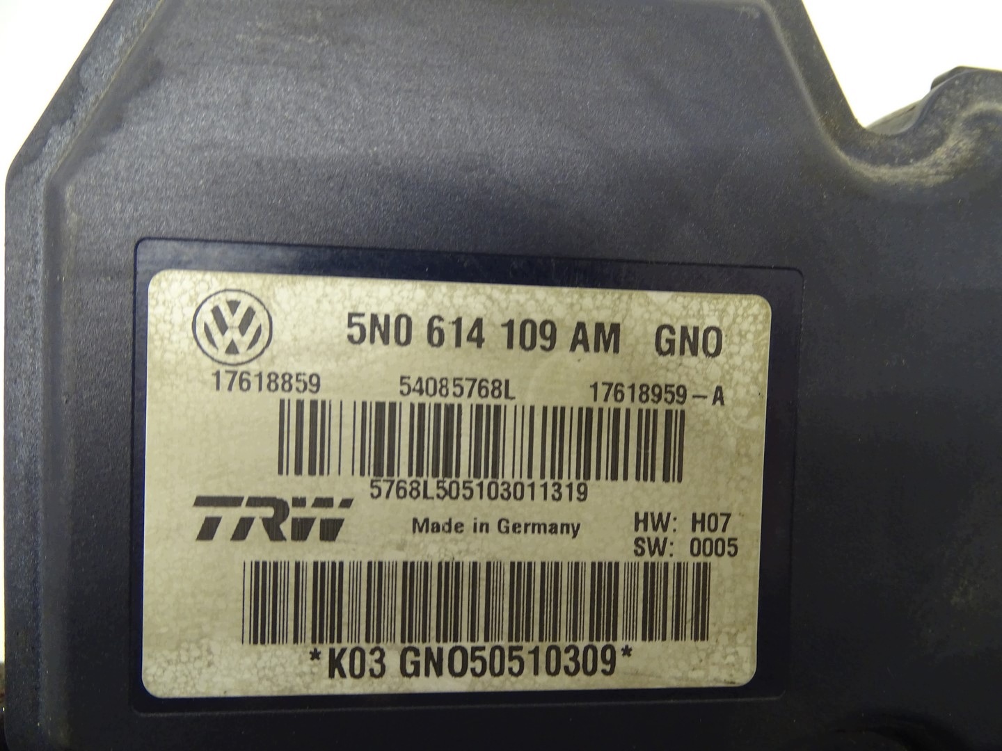 pump control unit ABS AUDI Q3 8U 5N0614109AM