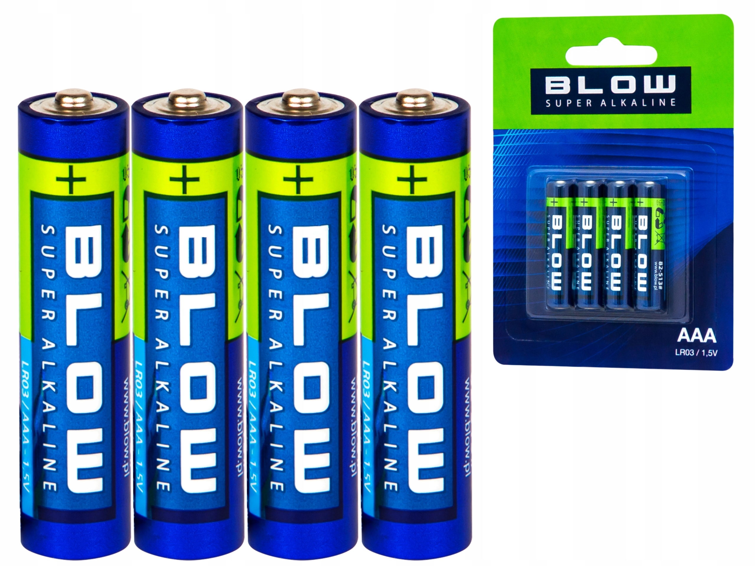 Щелочная батарея Blow AAA (R3) 4 шт.