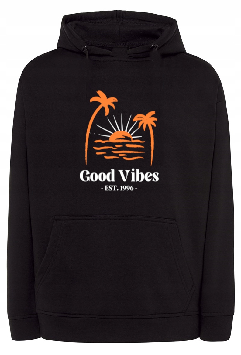 Pánská mikina s potiskem Palmy Slunce r.XS