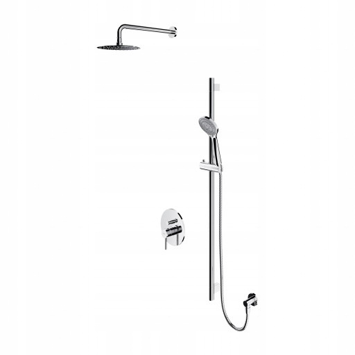 Podomietková Sprchová Stĺpa Okrúhla, Chróm