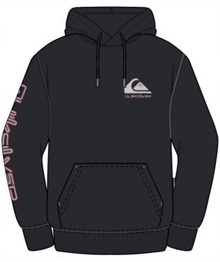 Mikina s kapucí Mikina Quiksilver Omni Logo Bk S