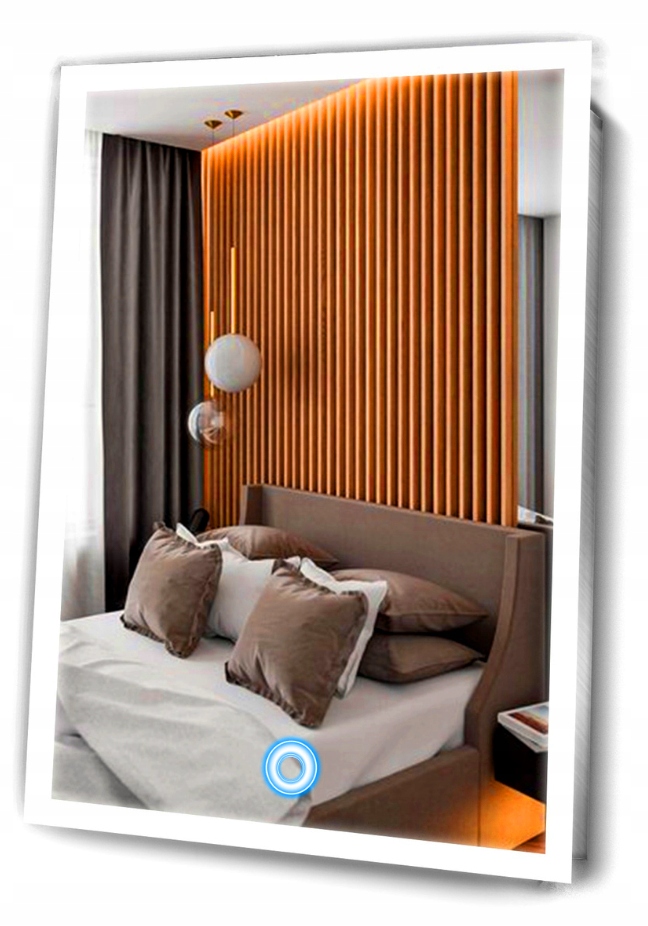 

Lustro Led 60x70 Łazienkowe Podświetlane Włącznik