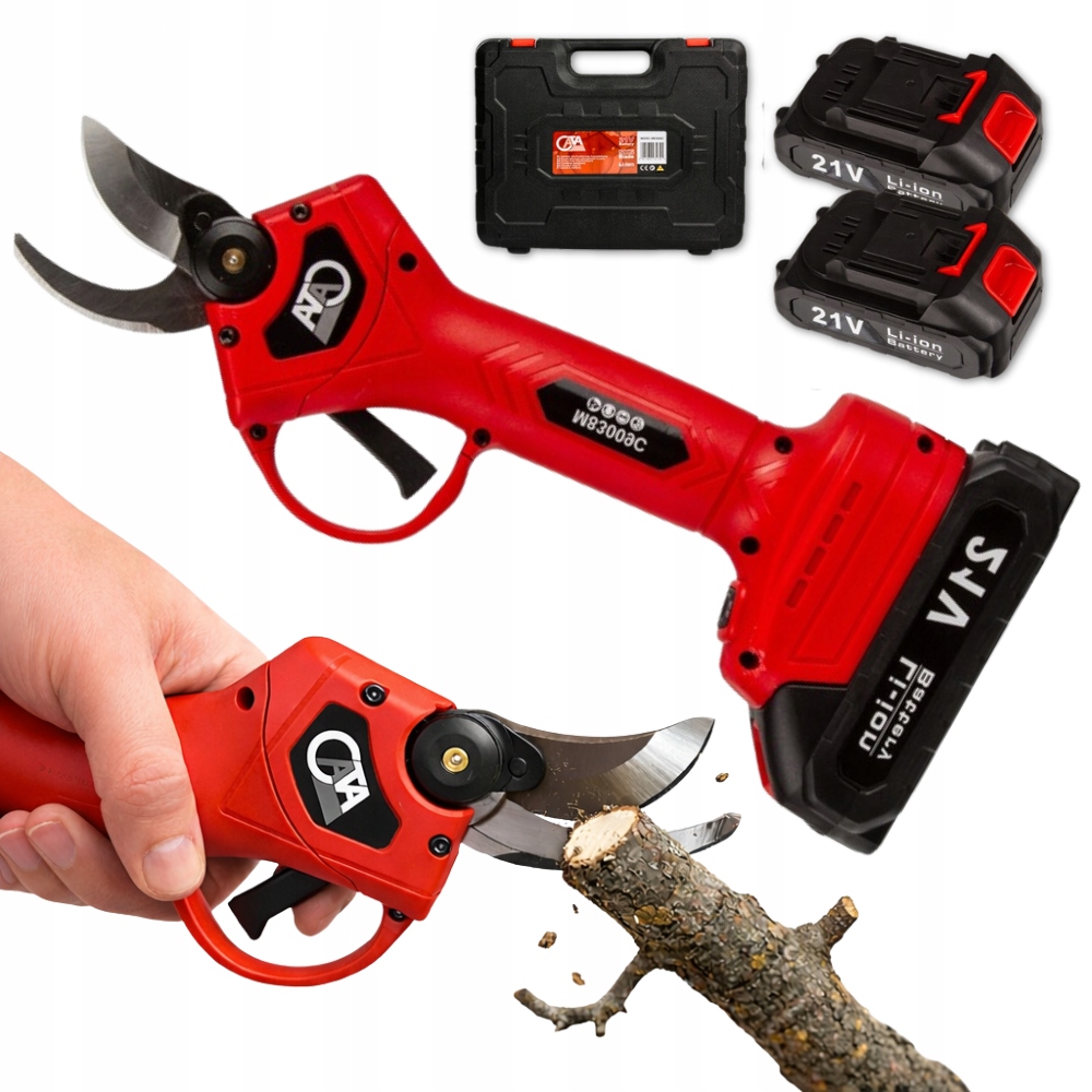 záhradné akumulátorové nožnice elektrický, Set, nožnice na strihanie konárov Silný