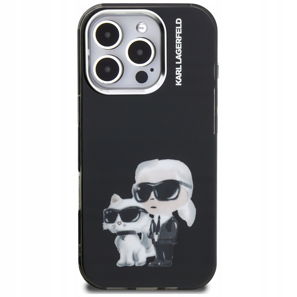 Etui do iPhone 16 Pro Max, Karl Lagerfeld, case na MagSafe oryginalna modna