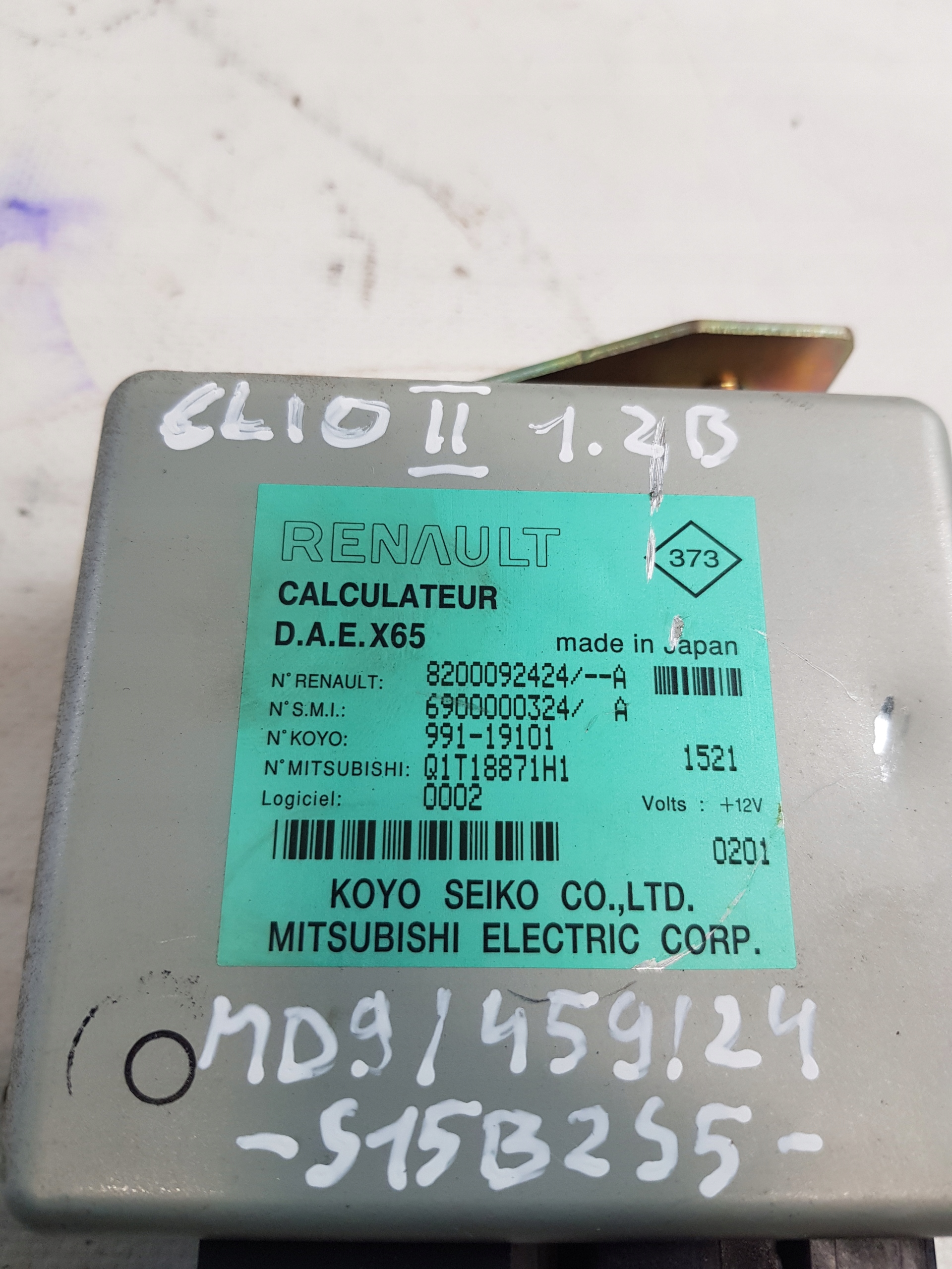 modulo SERVOSTERZO RENAULT CLIO II 8200092424