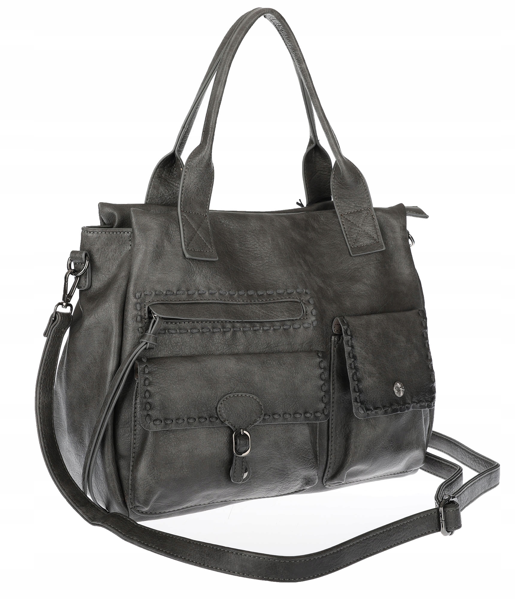 Tommasini Dámská kabelka přes rameno shopper taška přes rameno SP92581 Šedá