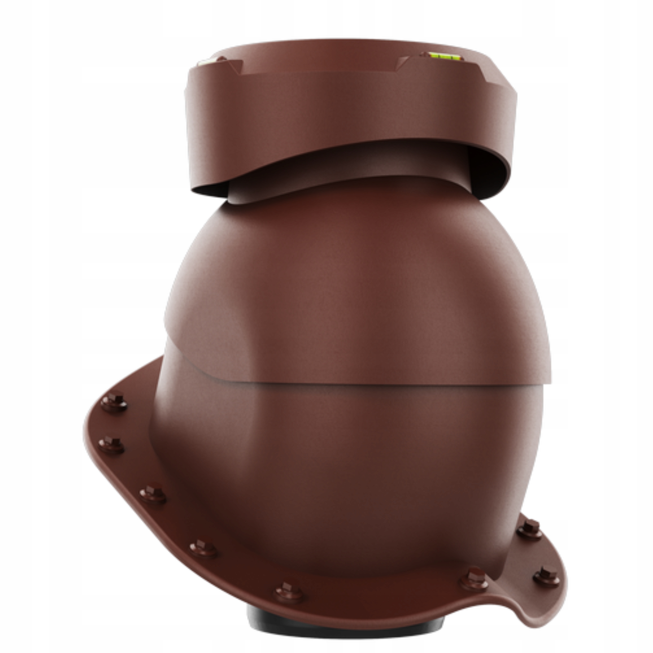 Krbový kanalizační ventilátor fi110 Blachodachówka Bronz 8017