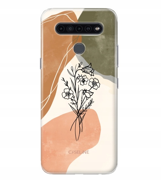 

Etui do Lg K51S case silikon wzory + Szkło