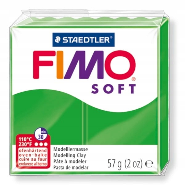 

Modelina Fimo Soft kolor tropical green 53