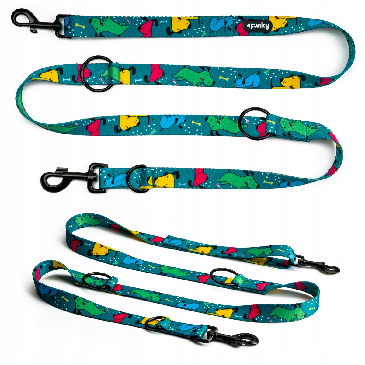 Levně Dlouhá Vodítko pro velkého psa 300 cm L/XL|4Funky Pawty Vibes| Silná