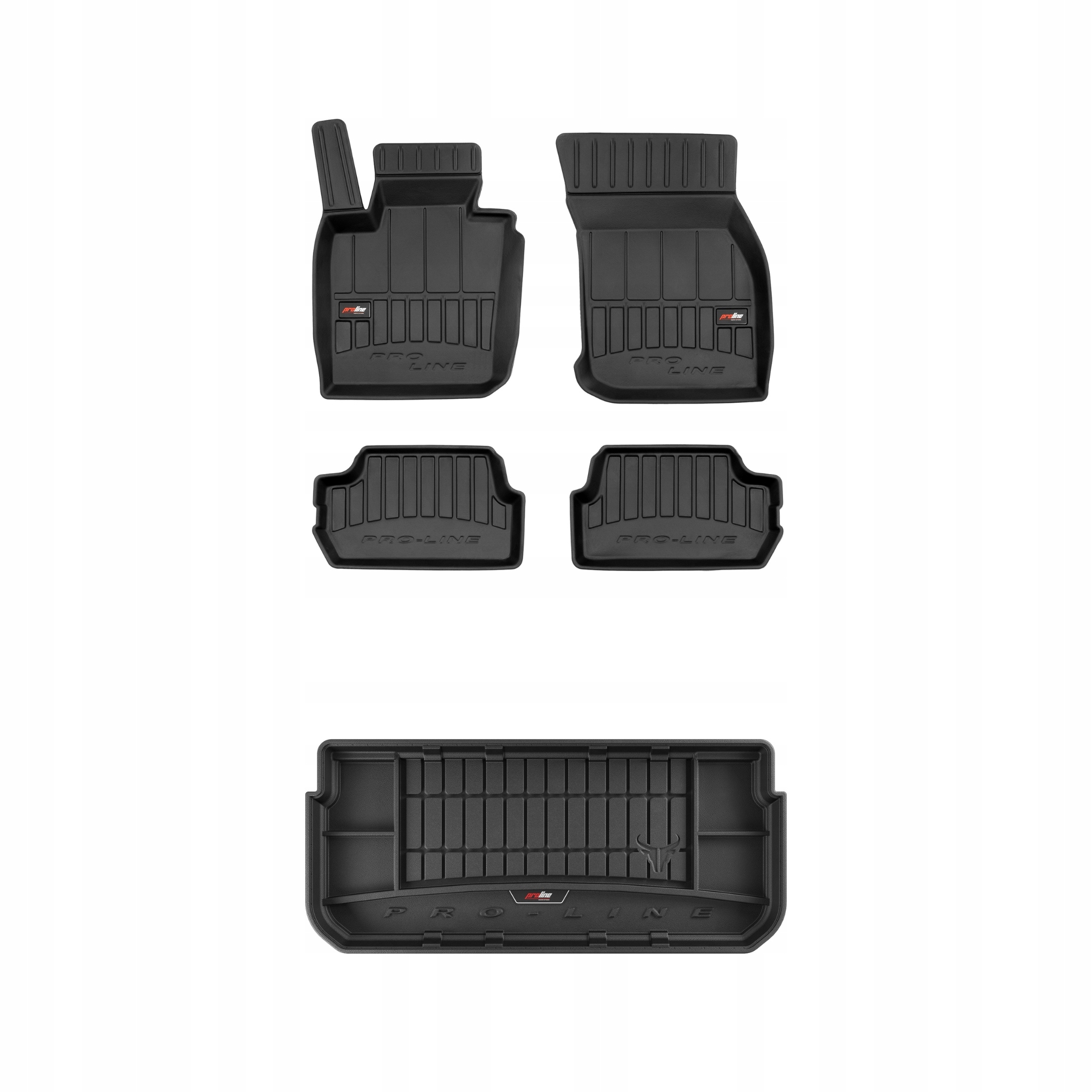 Frogum 3D Sada gumových koberců a rohože s logem pro Mini Cooper III