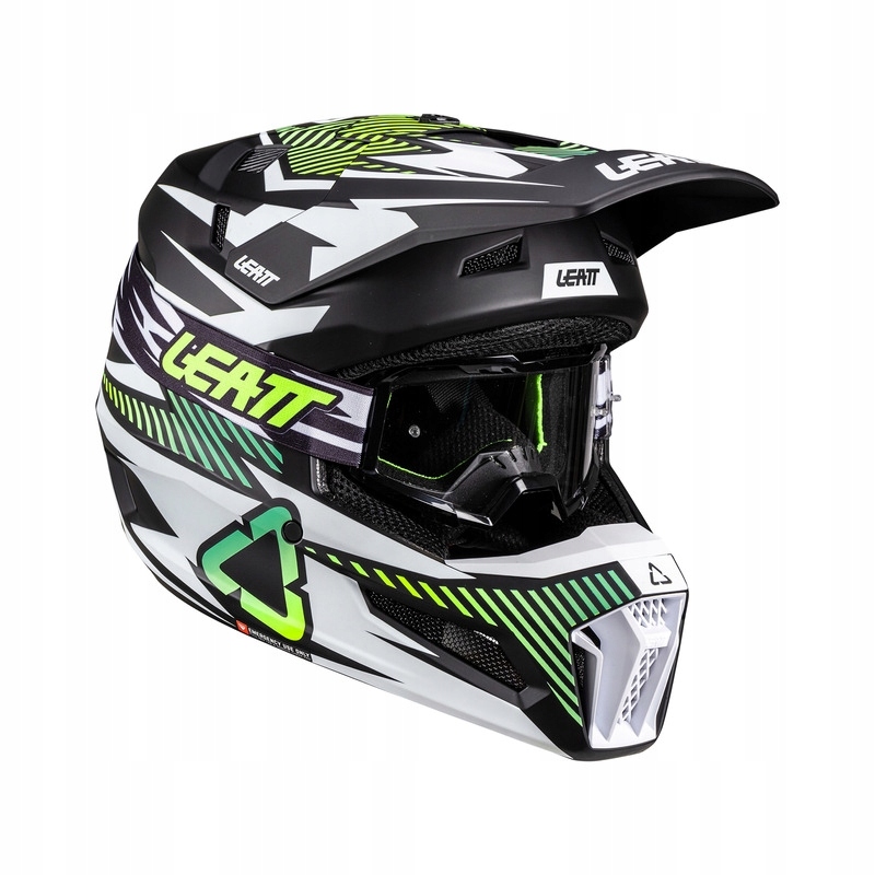 Motocyklová Prilba S Okuliarmi Leatt Kit Moto 3.5 Storm (s)