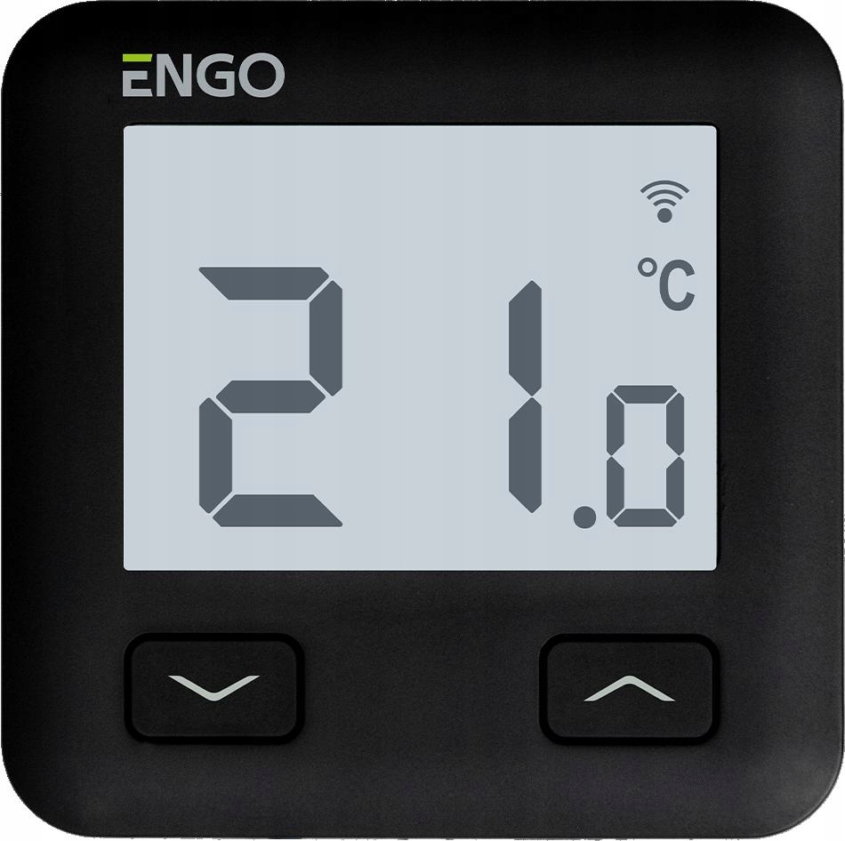 Engo Controls E10-B Regulátor teploty, 230 V, čierny, Wi-Fi, internet