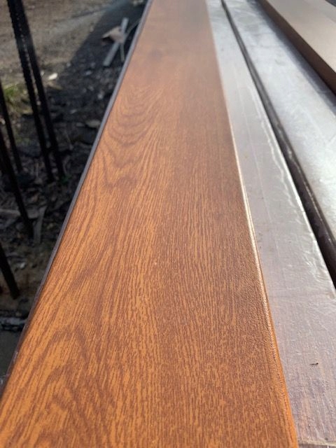 PROFIL 80X20mm ocynk złoty dąb 2,90 mb dostępny od ręki Szerokość 80 mm