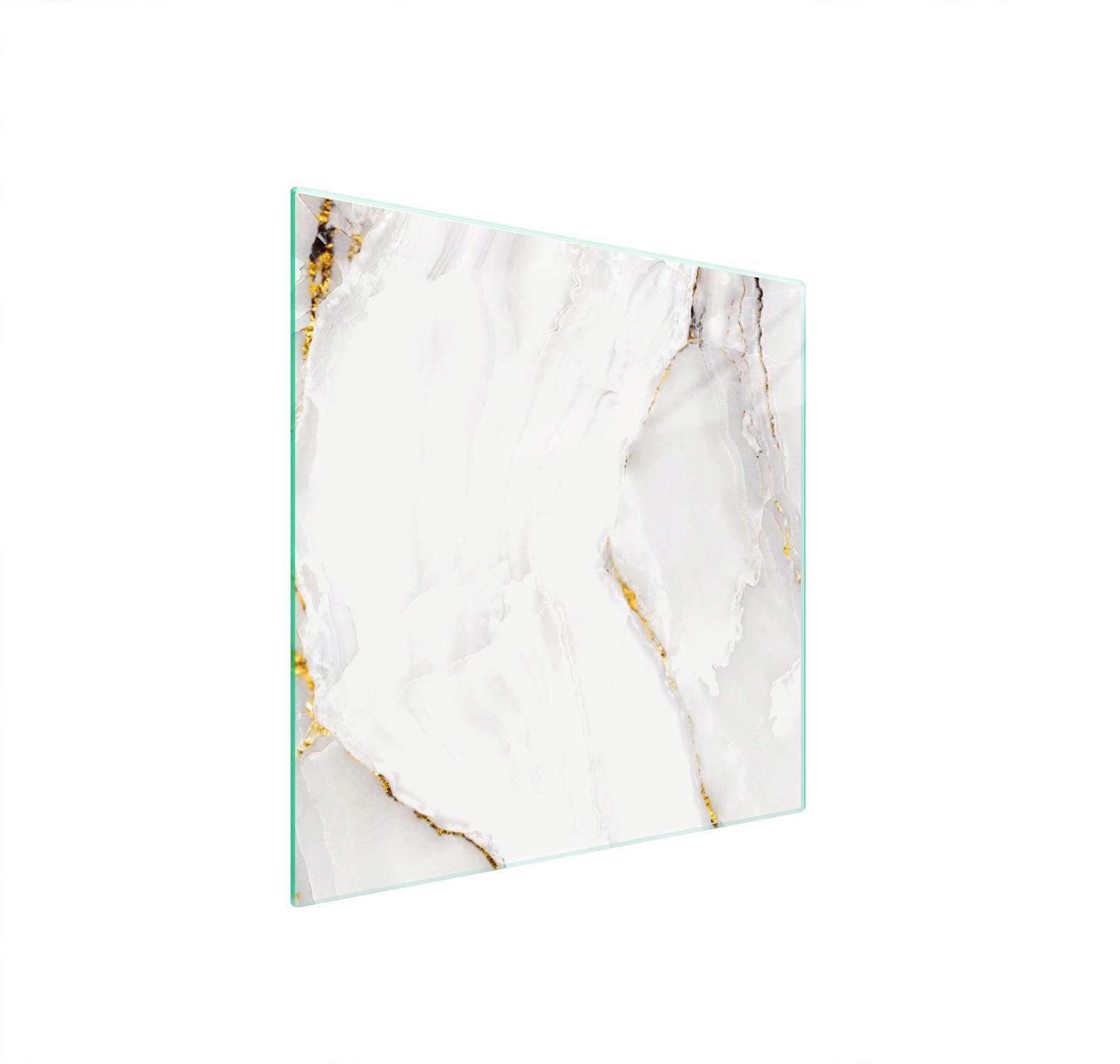 Skleněná Ochranná Deska Na Sporák 50x52 Mramor Tvrzené Sklo