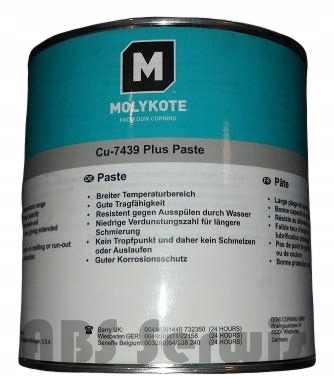 Molykote CU7439 plus 1kg pasta z miedzi