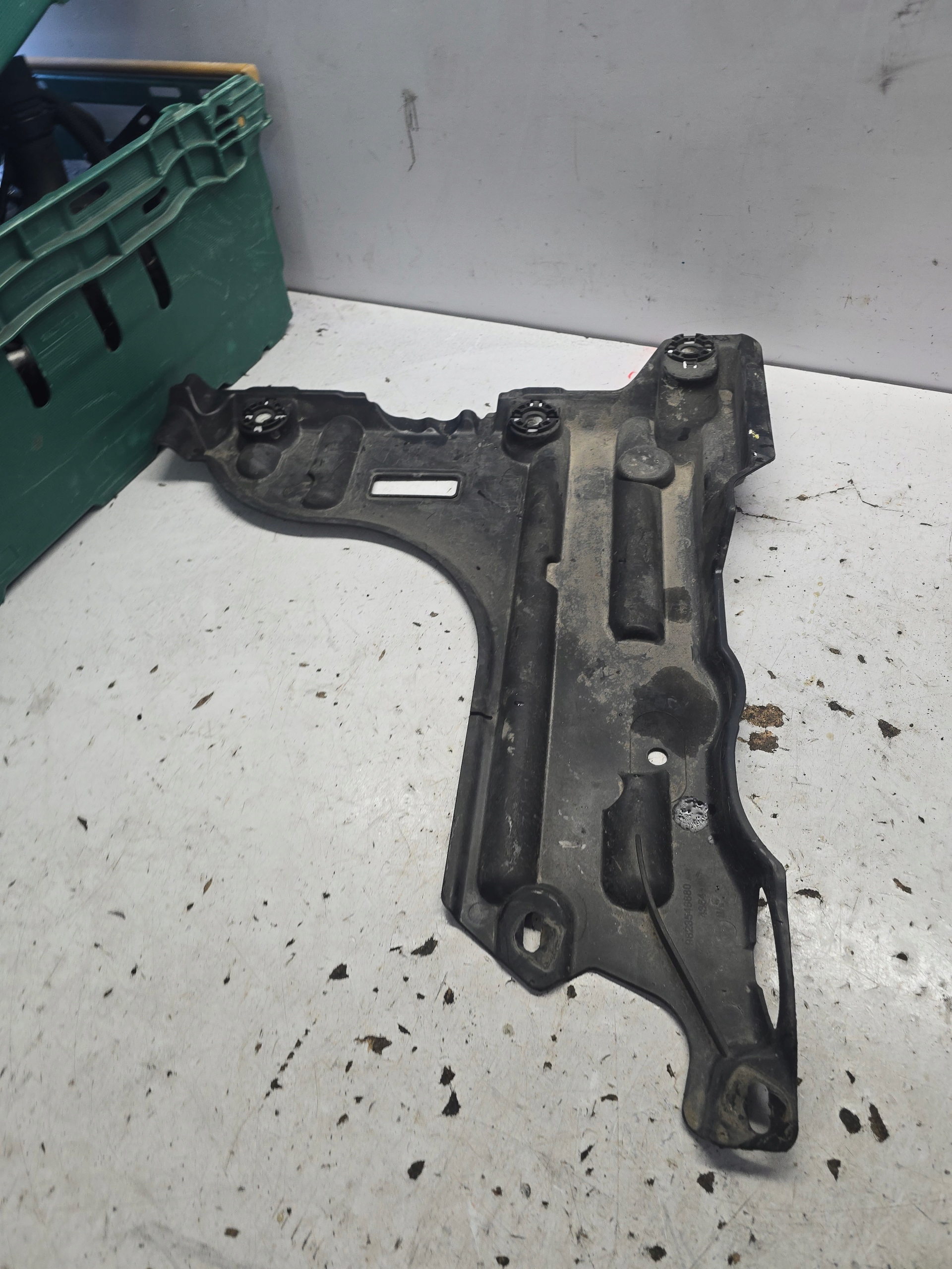 OPEL CORSA F lower cover chassis right original