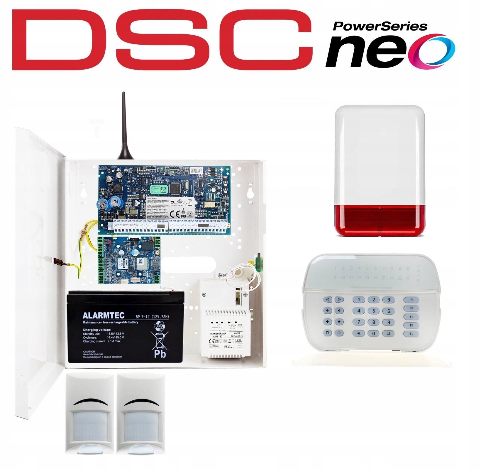 System Alarmowy Dsc Gsm Lte Zestaw 2 Czujek Ruchu Bosch Do Dom Sklep Firmy