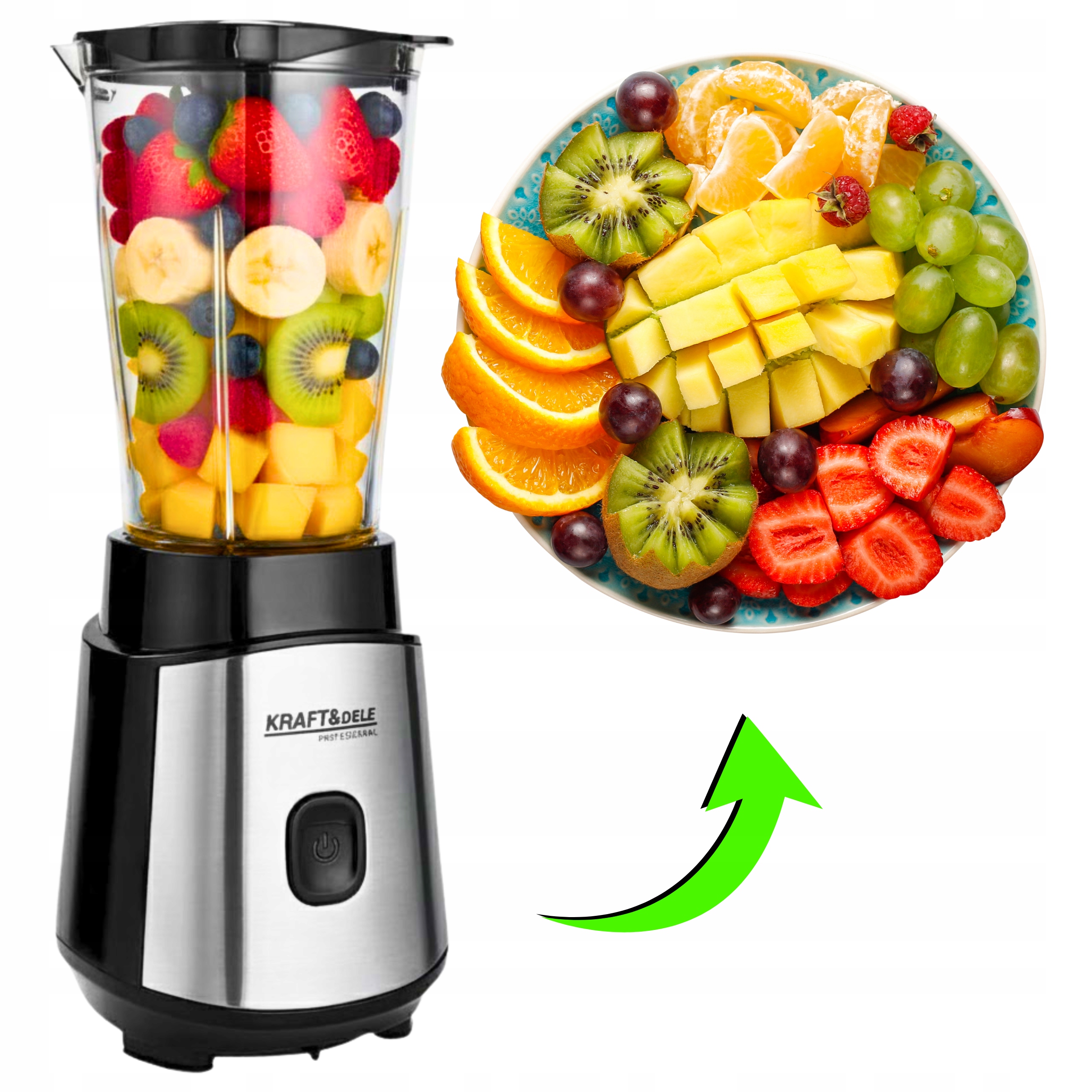 Stolní Mixér 1500 W Mixér Na Smoothie A Ledové Koktejly 2 Lahve Mlýnek