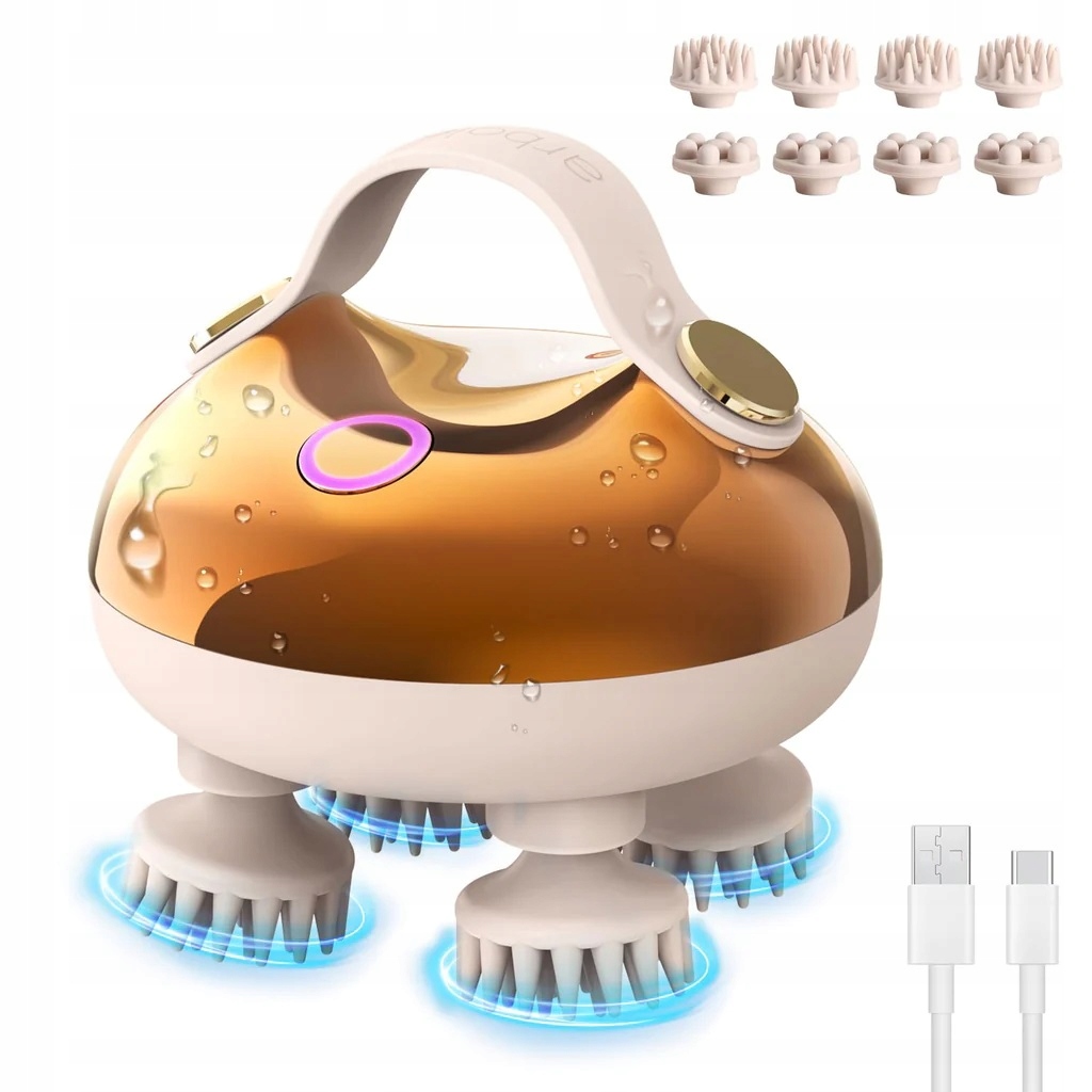 Arboleaf Wodoodporny Masażer Głowy