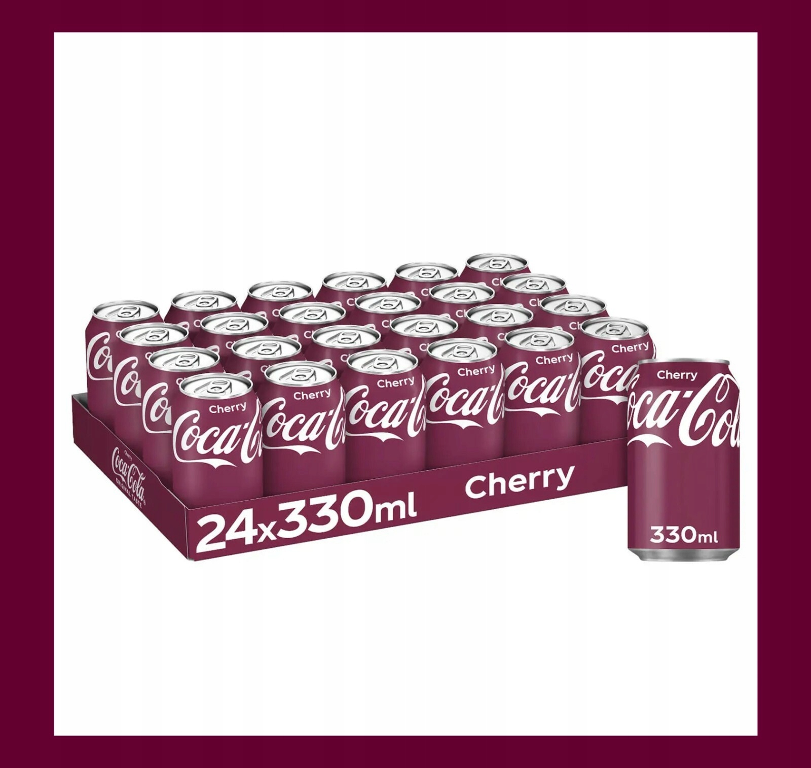 Coca-Cola Cherry Sycený nápoj 330 ml