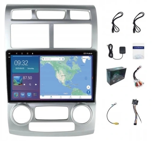 Rádio Navigácia Gps Android Kia Sportage 2004-2007 Usb Wifi Carplay Bt 64 Gb