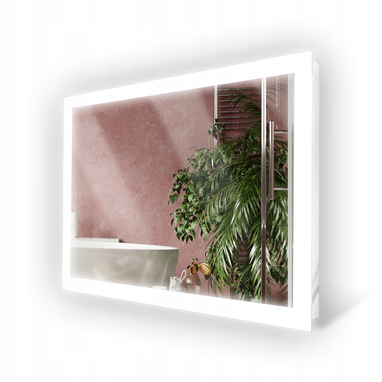 

Nowoczesne Lustro Łazienkowe Led 60x80 cm Barca