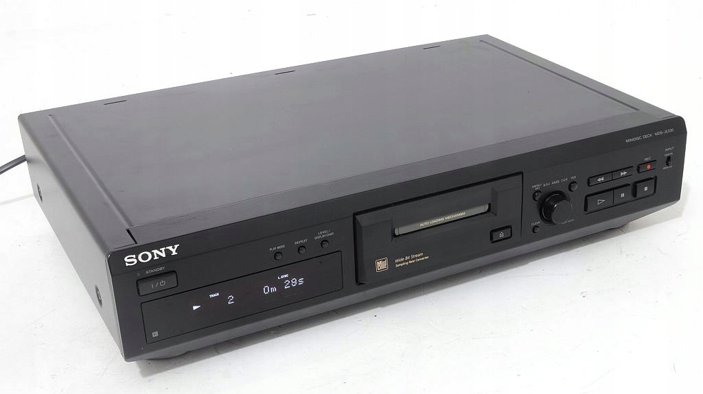 Проигрыватель MiniDisc Sony MDS-JE330 черный