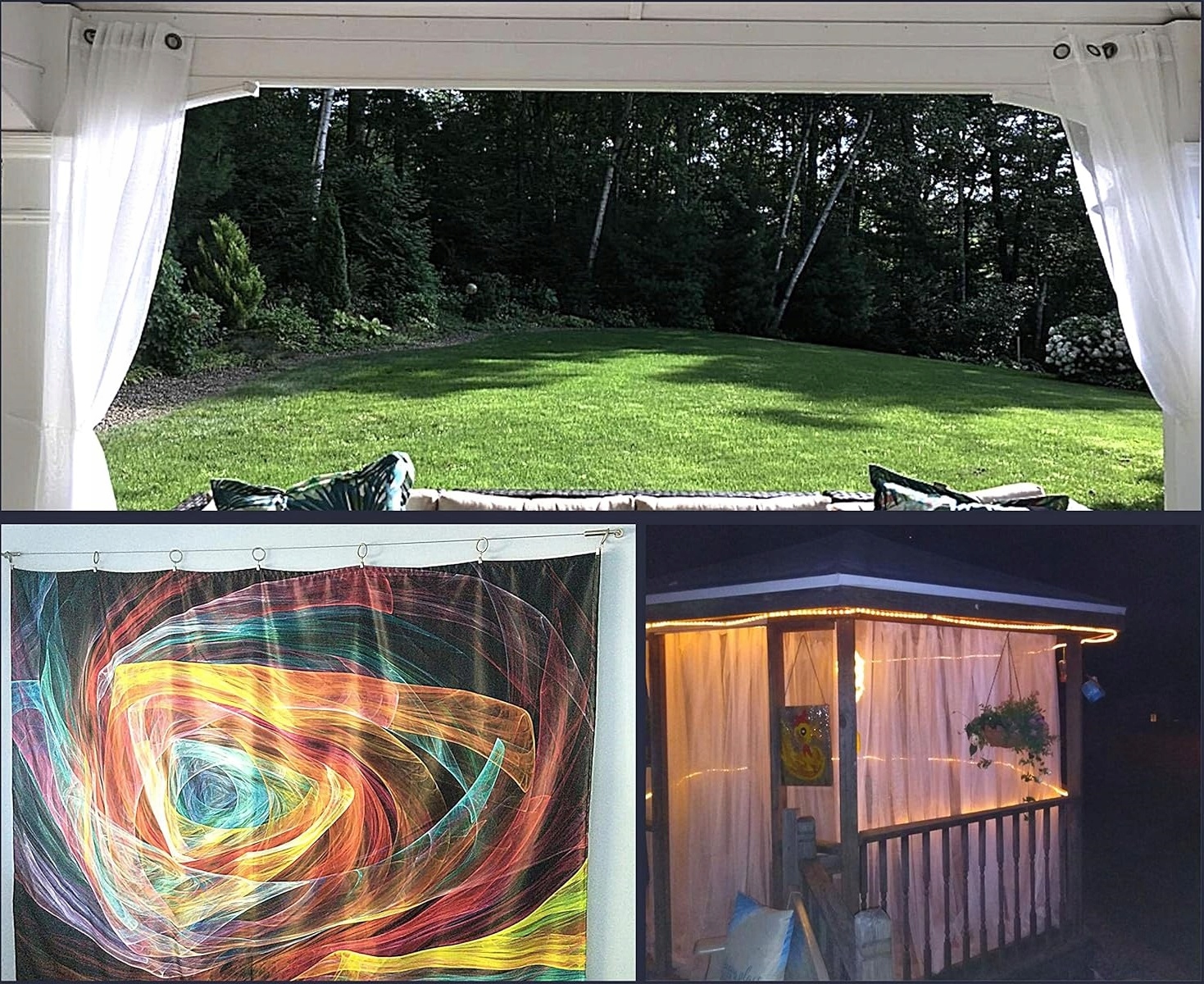 KARNISZ LINKA STALOWA DO ZASŁON OGRODOWYCH 5 M Rodzaj karnisza pojedynczy