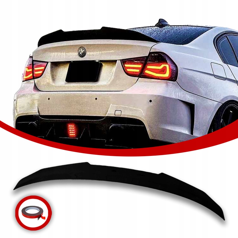 Zadní Spoiler Na Zadní Klapku Bmw E90 Psm Černý Polský