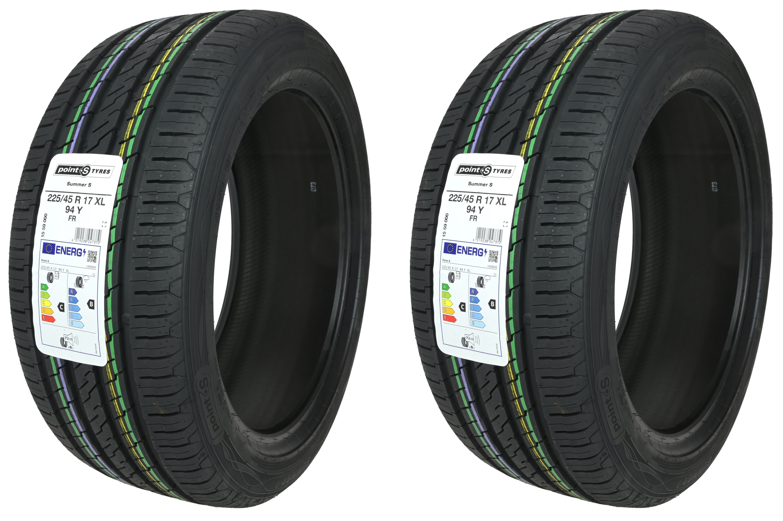 

2 x 225/45R17 XL 94Y Fr Summer S Point S Lato